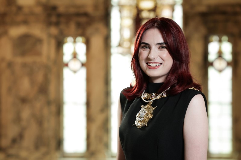 Lord Mayor of Belfast Councillor Róis-Máire Donnelly