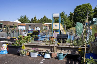 Community garden at Dundela Infants' School.